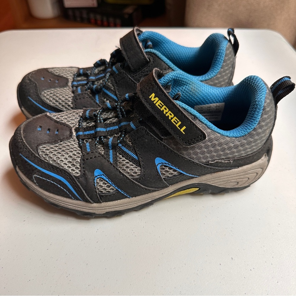 Merrell Kids' Gray and Blue Sneakers 13W